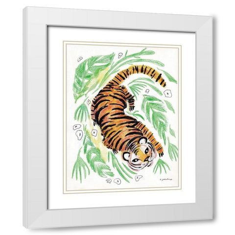 Stay Wild White Modern Wood Framed Art Print with Double Matting by Mingo, Jessica
