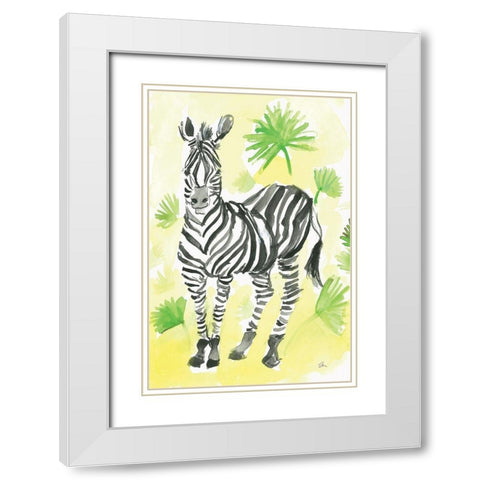 Sonny White Modern Wood Framed Art Print with Double Matting by Mingo, Jessica