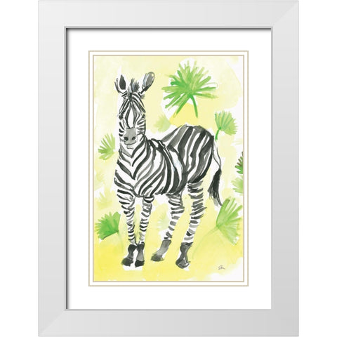 Sonny White Modern Wood Framed Art Print with Double Matting by Mingo, Jessica