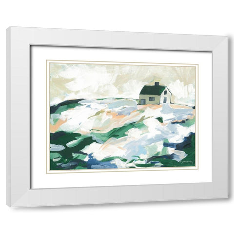 Along the Irish Coast White Modern Wood Framed Art Print with Double Matting by Mingo, Jessica
