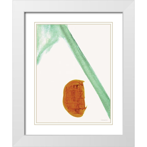 Lay in the Crook of His Arm White Modern Wood Framed Art Print with Double Matting by Kamdon Kreations