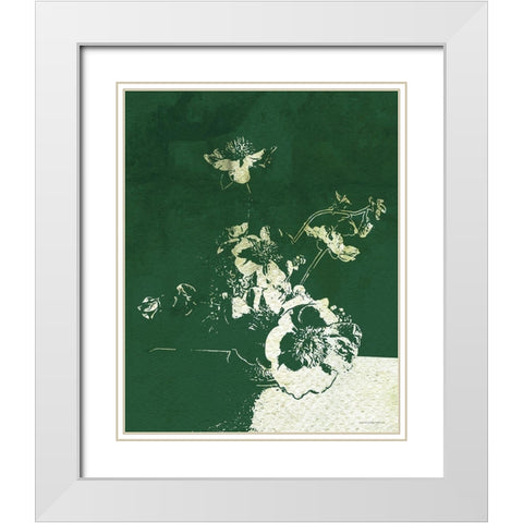 Sweet Glory White Modern Wood Framed Art Print with Double Matting by Kamdon Kreations