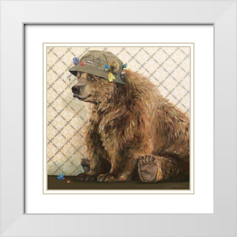 Bone Fishing   White Modern Wood Framed Art Print with Double Matting by Kamdon Kreations