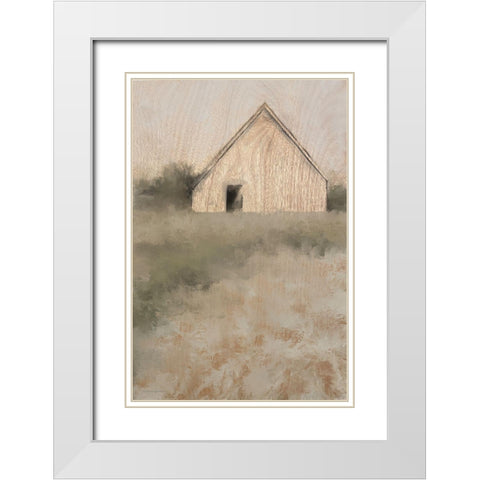 Light Touch White Modern Wood Framed Art Print with Double Matting by Kamdon Kreations