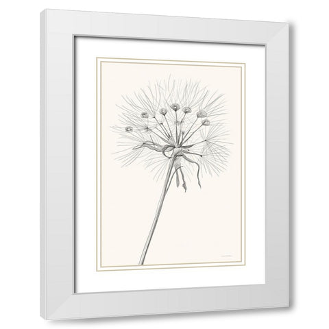 Moments White Modern Wood Framed Art Print with Double Matting by Kamdon Kreations