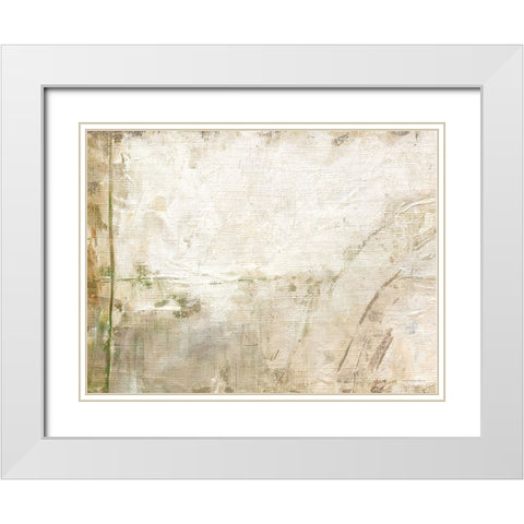 Somewhere Over White Modern Wood Framed Art Print with Double Matting by Kamdon Kreations