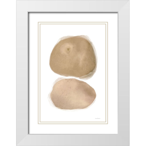 The Eye of the Beholder White Modern Wood Framed Art Print with Double Matting by Kamdon Kreations