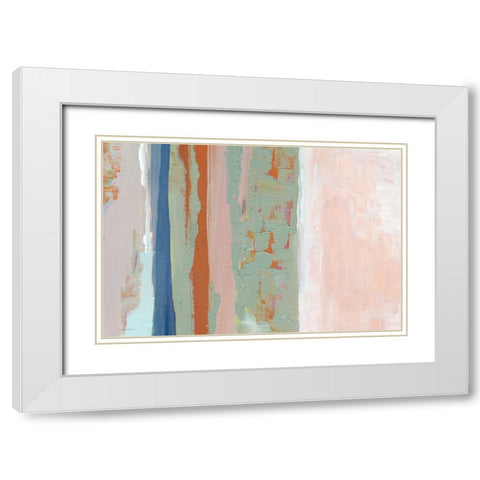 Glimpse of the 90s     White Modern Wood Framed Art Print with Double Matting by Kamdon Kreations