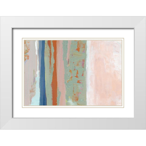 Glimpse of the 90s     White Modern Wood Framed Art Print with Double Matting by Kamdon Kreations