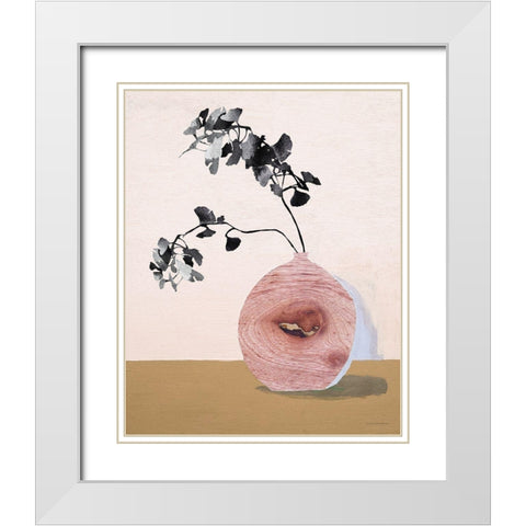 Seeing Life Through Nature White Modern Wood Framed Art Print with Double Matting by Kamdon Kreations