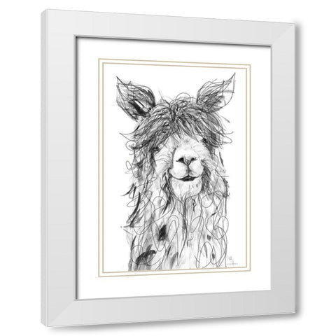 Ill Pack a Pencil 1 White Modern Wood Framed Art Print with Double Matting by Kamdon Kreations