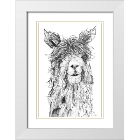 Ill Pack a Pencil 1 White Modern Wood Framed Art Print with Double Matting by Kamdon Kreations