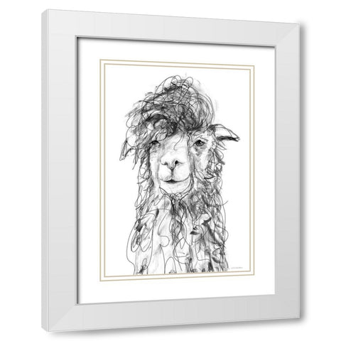 Ill Pack a Pencil 2 White Modern Wood Framed Art Print with Double Matting by Kamdon Kreations