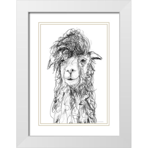 Ill Pack a Pencil 2 White Modern Wood Framed Art Print with Double Matting by Kamdon Kreations