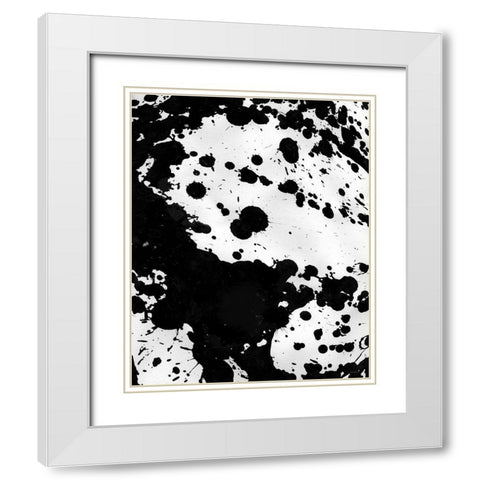 Butterfly Effect I White Modern Wood Framed Art Print with Double Matting by Kamdon Kreations