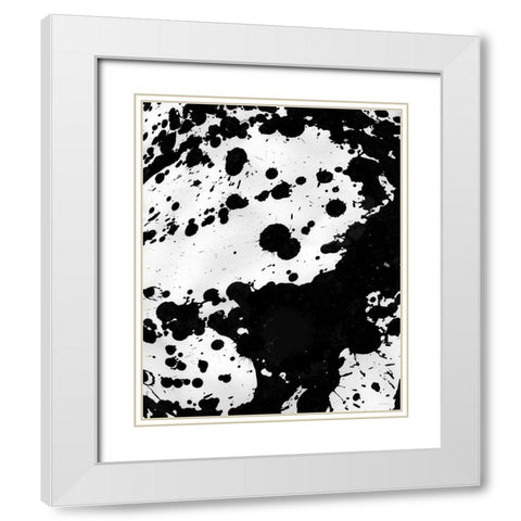 Butterfly Effect II White Modern Wood Framed Art Print with Double Matting by Kamdon Kreations
