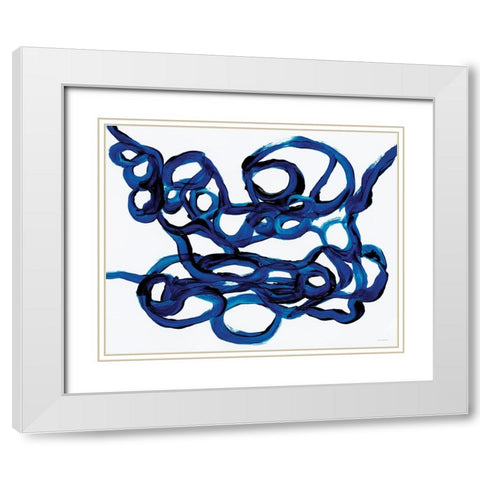 Hanging On White Modern Wood Framed Art Print with Double Matting by Kamdon Kreations