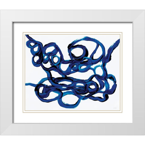 Hanging On White Modern Wood Framed Art Print with Double Matting by Kamdon Kreations