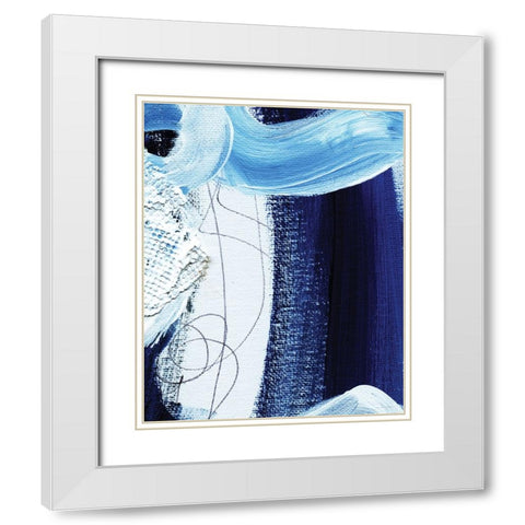 That Was Real Close White Modern Wood Framed Art Print with Double Matting by Kamdon Kreations