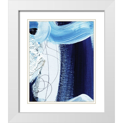 That Was Real Close White Modern Wood Framed Art Print with Double Matting by Kamdon Kreations
