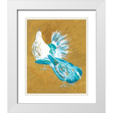 Roaming Royalty White Modern Wood Framed Art Print with Double Matting by Kamdon Kreations