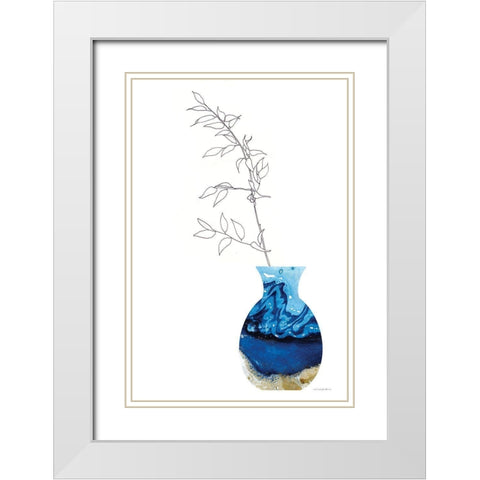 My Daughters Ceramic Project White Modern Wood Framed Art Print with Double Matting by Kamdon Kreations