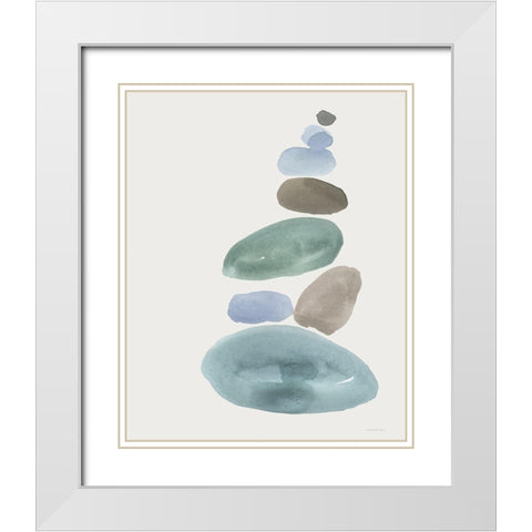 Just One More White Modern Wood Framed Art Print with Double Matting by Kamdon Kreations