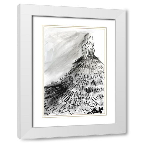 At a Glance White Modern Wood Framed Art Print with Double Matting by Kamdon Kreations