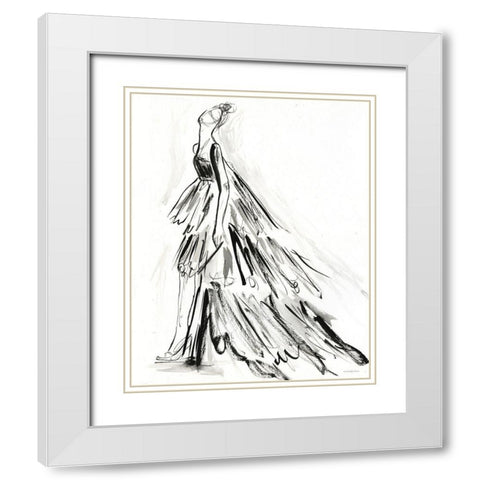 I Have Nothing to Wear White Modern Wood Framed Art Print with Double Matting by Kamdon Kreations