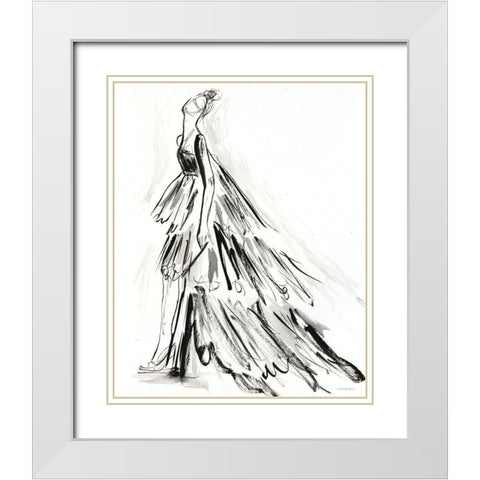 I Have Nothing to Wear White Modern Wood Framed Art Print with Double Matting by Kamdon Kreations