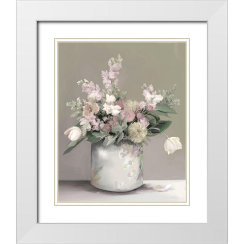 Walking in a Daze White Modern Wood Framed Art Print with Double Matting by Kamdon Kreations