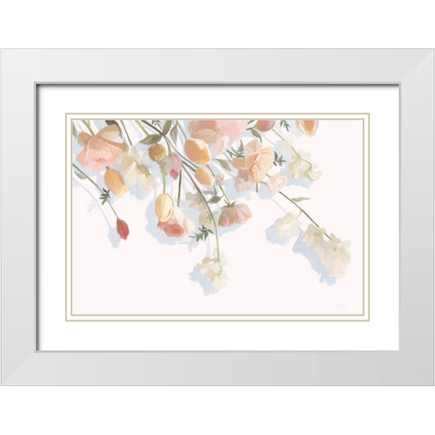 Sweet Afterthoughts White Modern Wood Framed Art Print with Double Matting by Kamdon Kreations