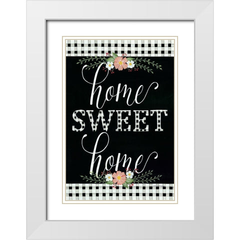 Sweet Cosmos White Modern Wood Framed Art Print with Double Matting by Kennedy, Lisa