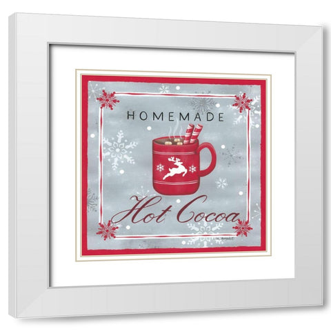 Homemade Cocoa White Modern Wood Framed Art Print with Double Matting by Kennedy, Lisa