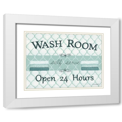 Self Serve White Modern Wood Framed Art Print with Double Matting by Kennedy, Lisa