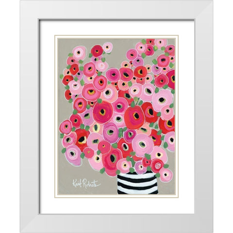 Born to Stand Out White Modern Wood Framed Art Print with Double Matting by Roberts, Kait