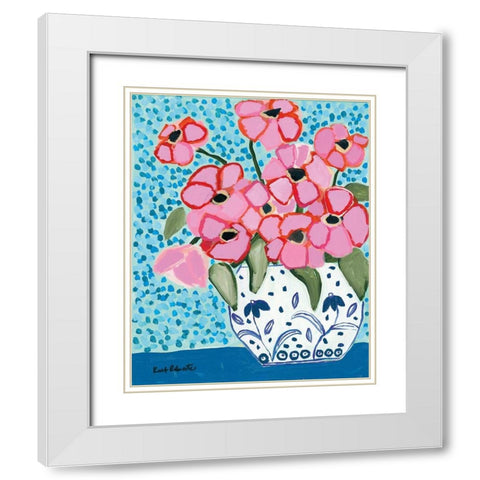 Fancy That White Modern Wood Framed Art Print with Double Matting by Roberts, Kait
