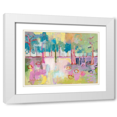 The Private Cove White Modern Wood Framed Art Print with Double Matting by Roberts, Kait