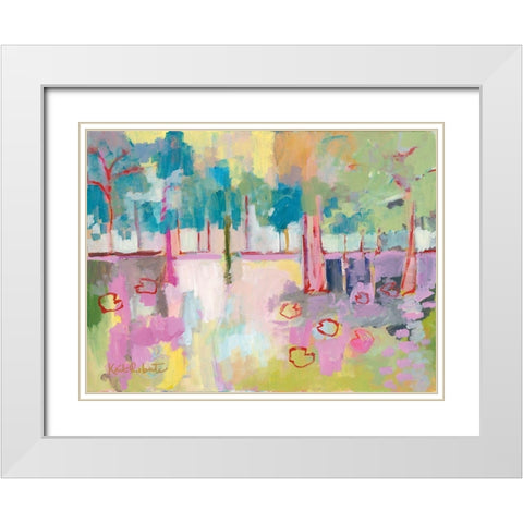 The Private Cove White Modern Wood Framed Art Print with Double Matting by Roberts, Kait