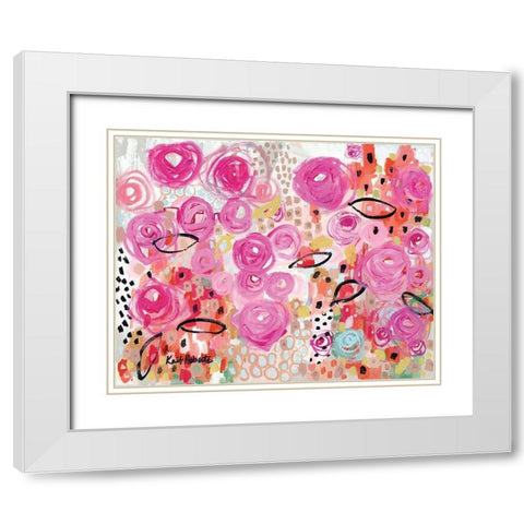 Sweet and Sour    White Modern Wood Framed Art Print with Double Matting by Roberts, Kait