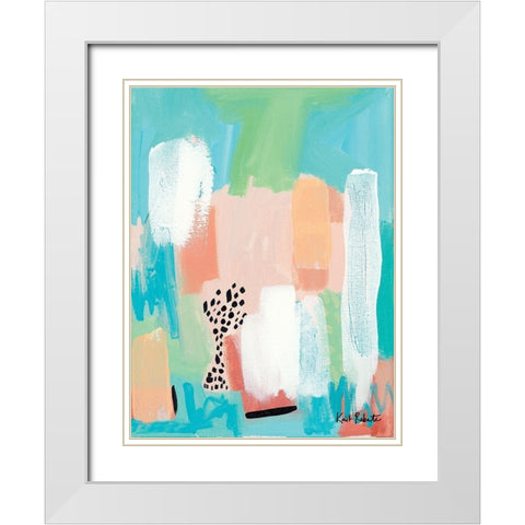 Near and Dear II    White Modern Wood Framed Art Print with Double Matting by Roberts, Kait