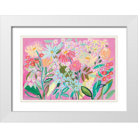 Allow Yourself to Grow White Modern Wood Framed Art Print with Double Matting by Roberts, Kait