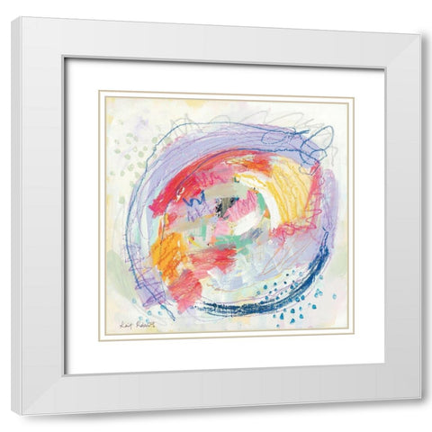 In Your Hands White Modern Wood Framed Art Print with Double Matting by Roberts, Kait