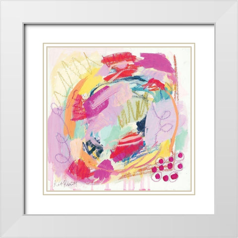 Your Sunshine White Modern Wood Framed Art Print with Double Matting by Roberts, Kait