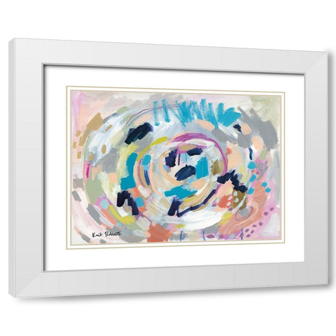 Cradle White Modern Wood Framed Art Print with Double Matting by Roberts, Kait