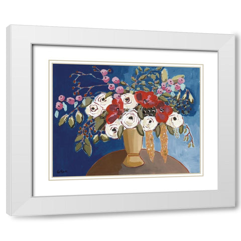 Sweetest Devotions   White Modern Wood Framed Art Print with Double Matting by Roberts, Kait