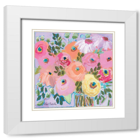 Lunch with Maxine White Modern Wood Framed Art Print with Double Matting by Roberts, Kait