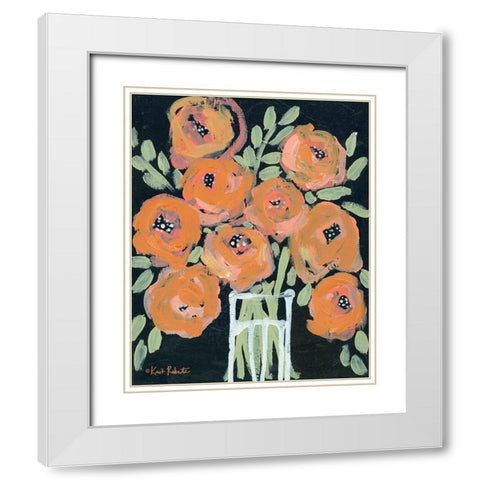 Sweet as Can Be White Modern Wood Framed Art Print with Double Matting by Roberts, Kait