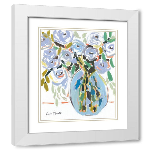 Love and Everything in Between White Modern Wood Framed Art Print with Double Matting by Roberts, Kait