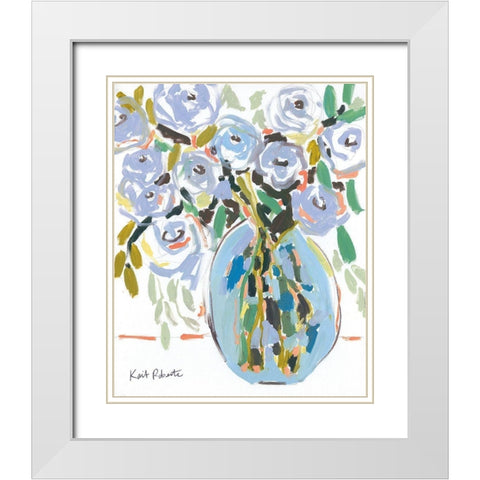 Love and Everything in Between White Modern Wood Framed Art Print with Double Matting by Roberts, Kait